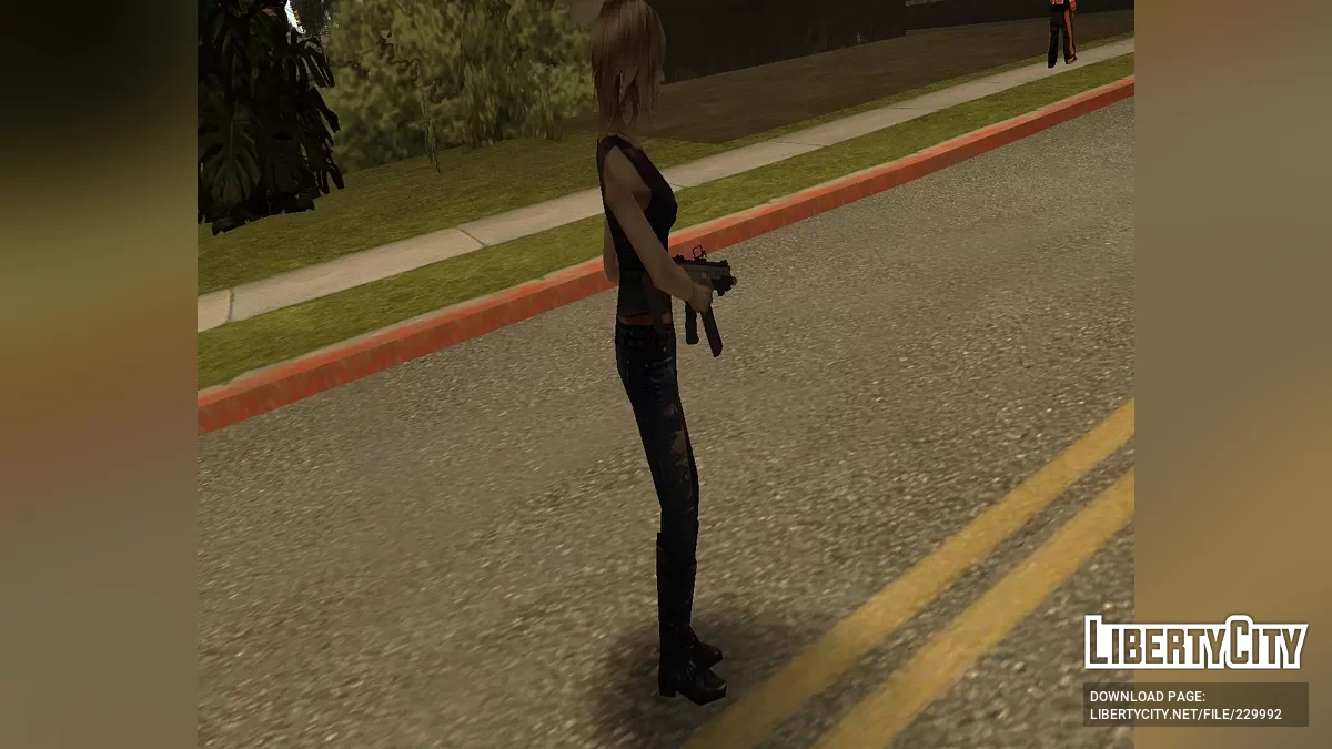 Aya Brea / GTA San Andreas