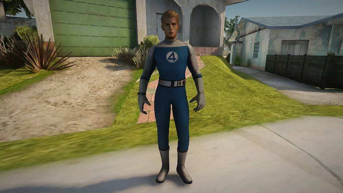 The Human Torch from the Fantastic Four / GTA San Andreas