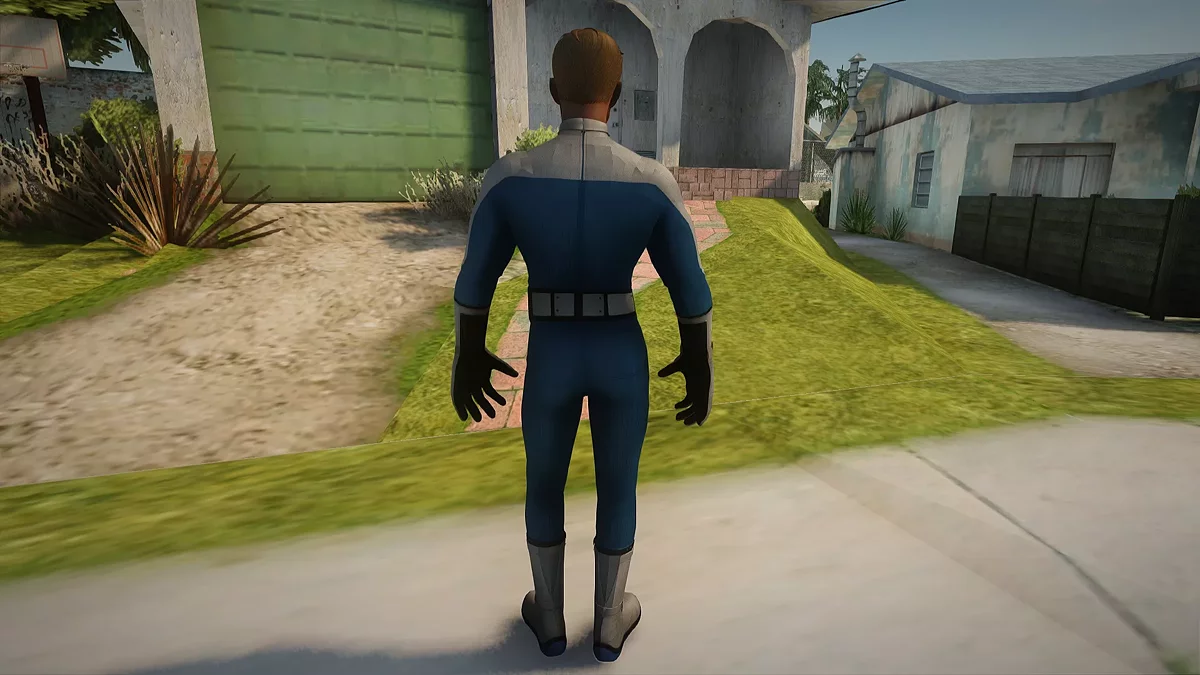 The Human Torch from the Fantastic Four / GTA San Andreas