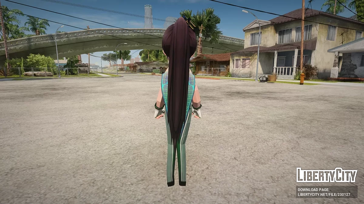 Ів з Goddess of Victory: Nikke x Stellar Blade / GTA San Andreas