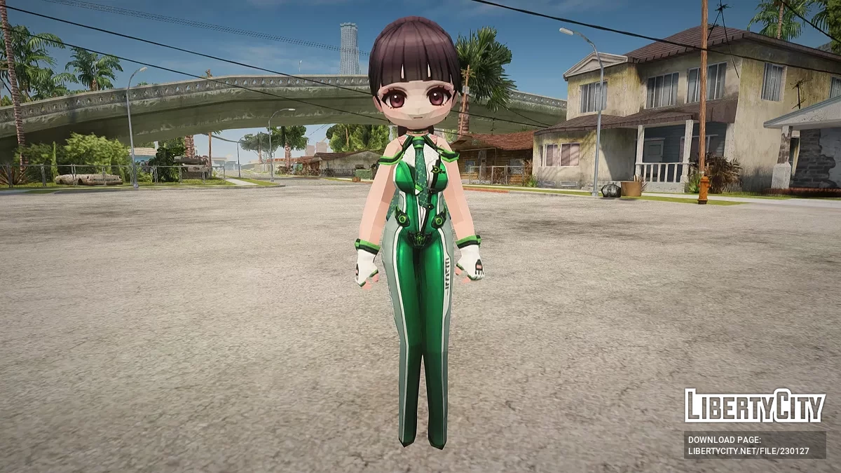 Ів з Goddess of Victory: Nikke x Stellar Blade / GTA San Andreas