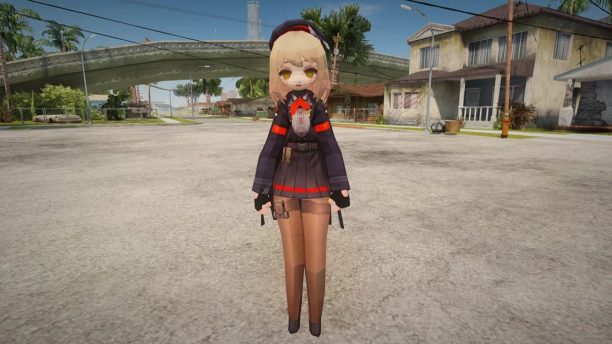 Емма з Goddess of Victory: Nikke / GTA San Andreas