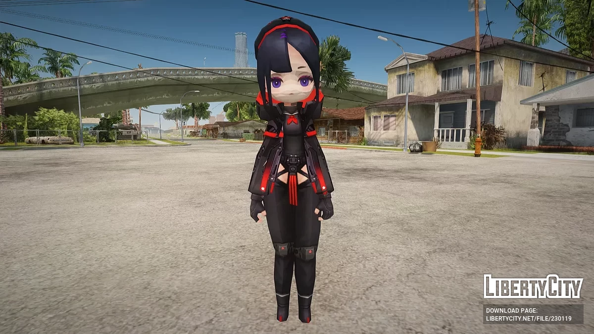 Юнхва з Goddess of Victory: Nikke / GTA San Andreas