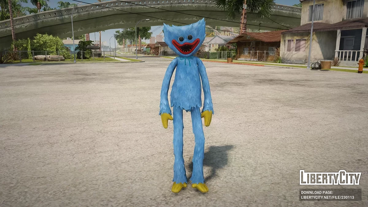 Huggy Wuggy de Fortnite / GTA San Andreas