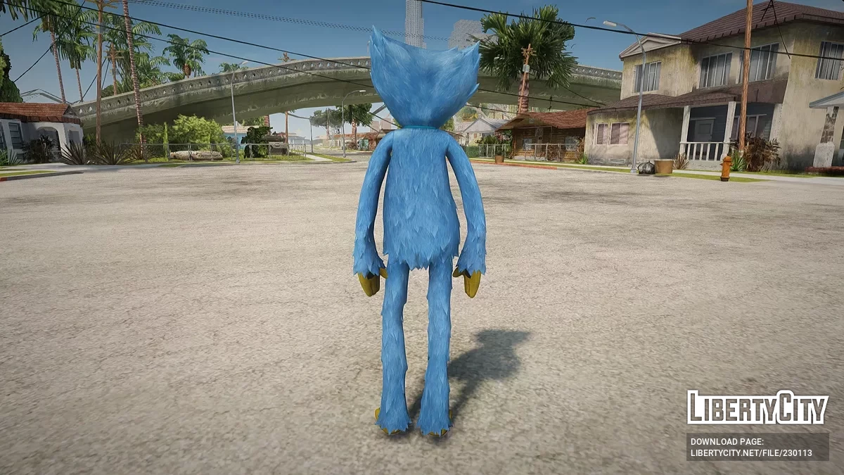 Huggy Wuggy de Fortnite / GTA San Andreas