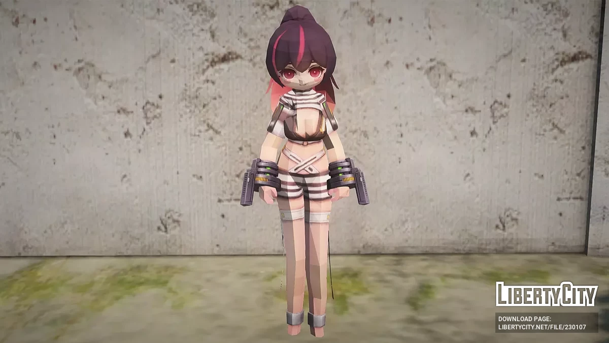 Quency from Goddess of Victory: Nikke / GTA San Andreas