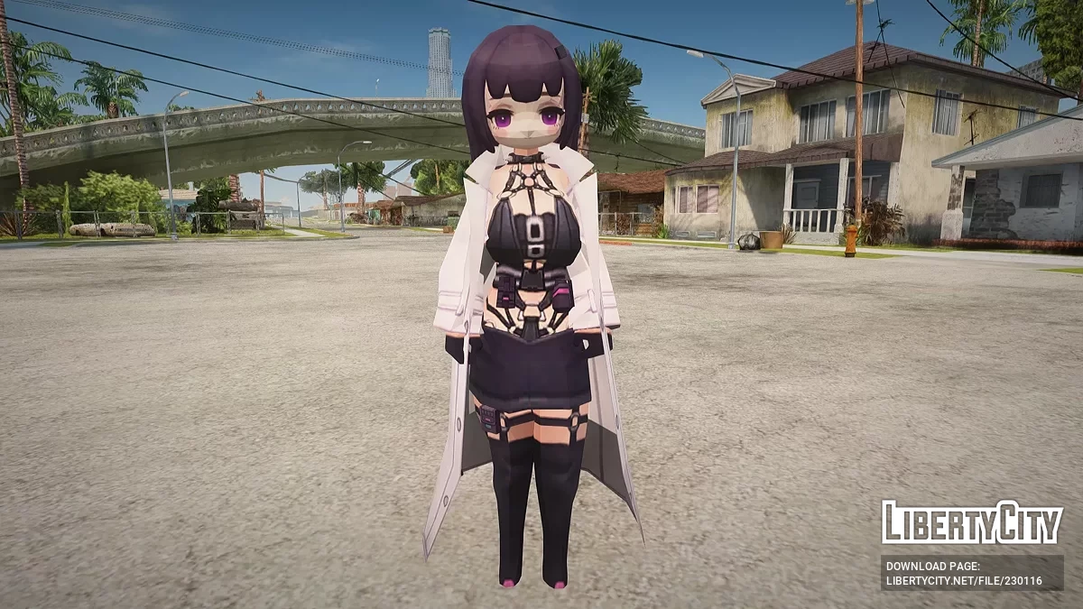 Mihara de Goddess of Victory: Nikke / GTA San Andreas