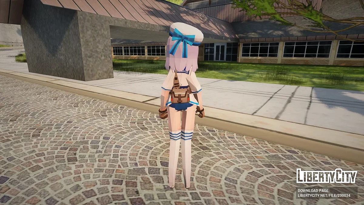 Neon aus Goddess of Victory: Nikke / GTA San Andreas