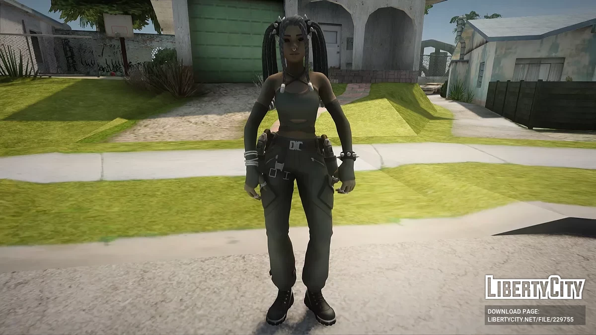 Nia de Fortnite / GTA San Andreas
