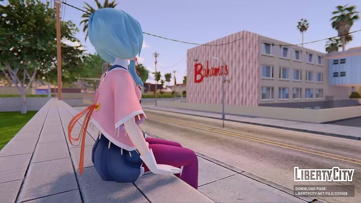 PDFT Hatsune Miku Memoria + анімоване обличчя / GTA San Andreas