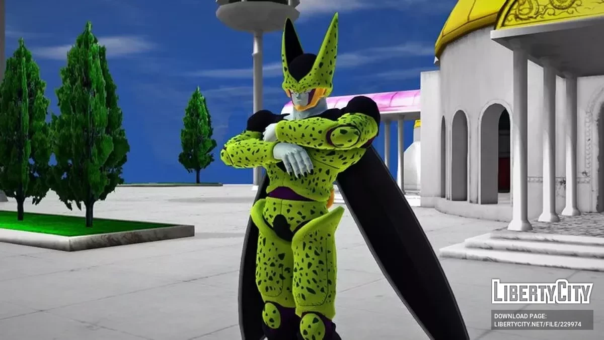 Perfect Cell dari Dragon Ball Raging Blast 2 / GTA San Andreas