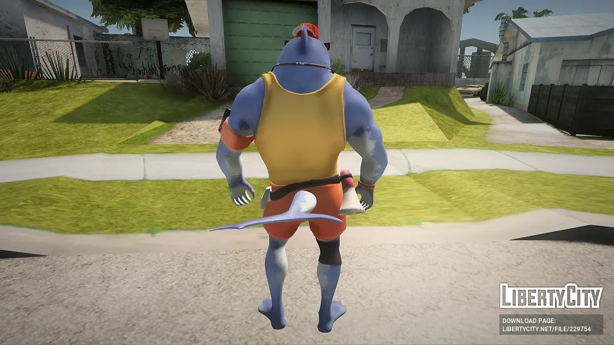 Sauveur glissant de Fortnite / GTA San Andreas