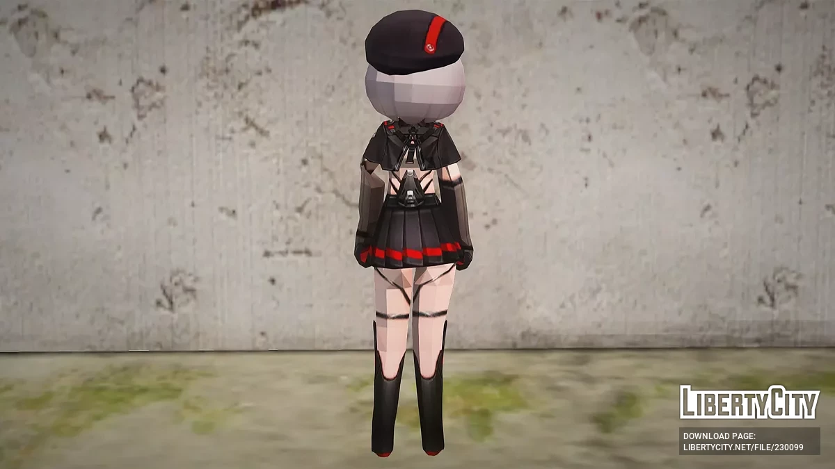 Vesti (taktisches Upgrade) aus Goddess of Victory: Nikke / GTA San Andreas