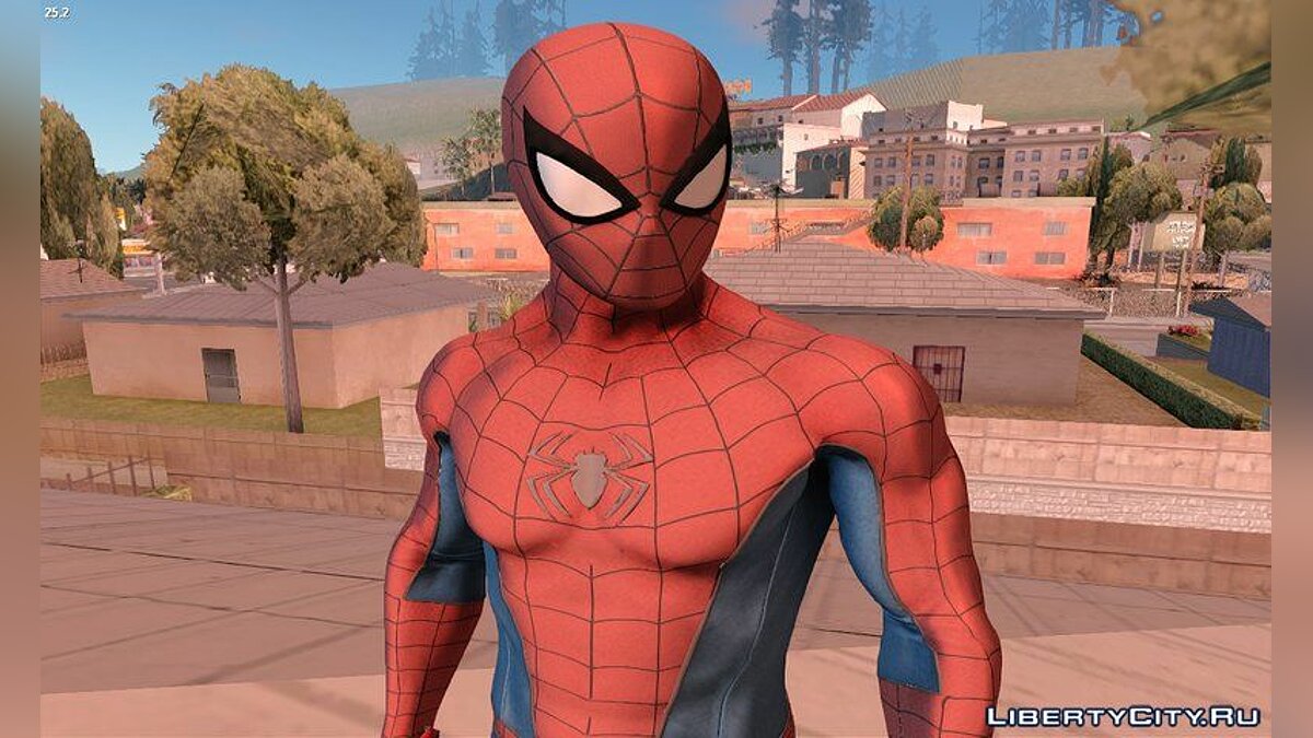 Download Spiderman Classic Suit (PS4) for GTA San Andreas