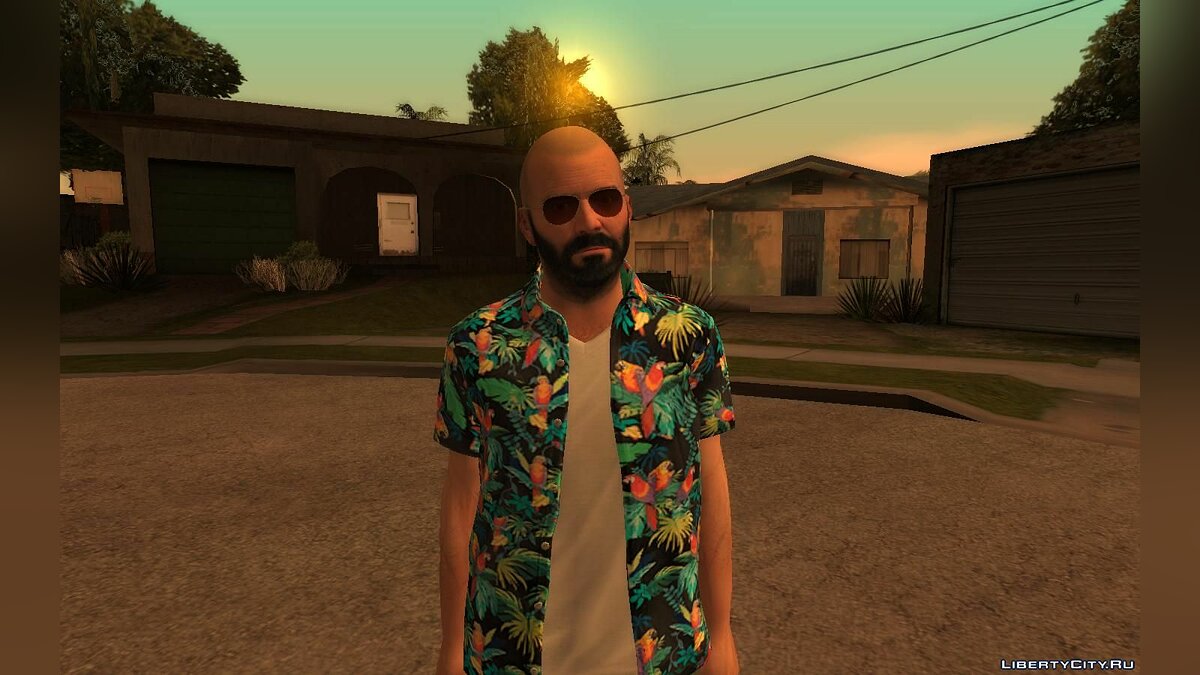Download Michael de Santa in the style of Max Payne for GTA San Andreas