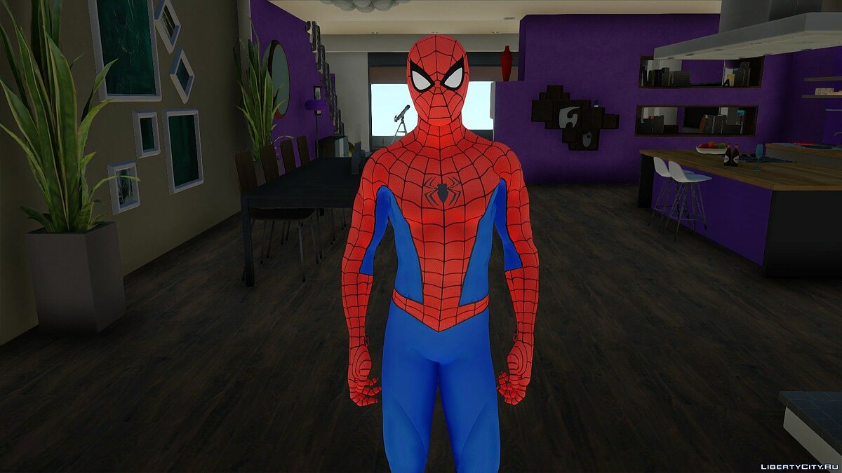 Download Spiderman in Classic PS4 Suit Retexture for GTA San Andreas