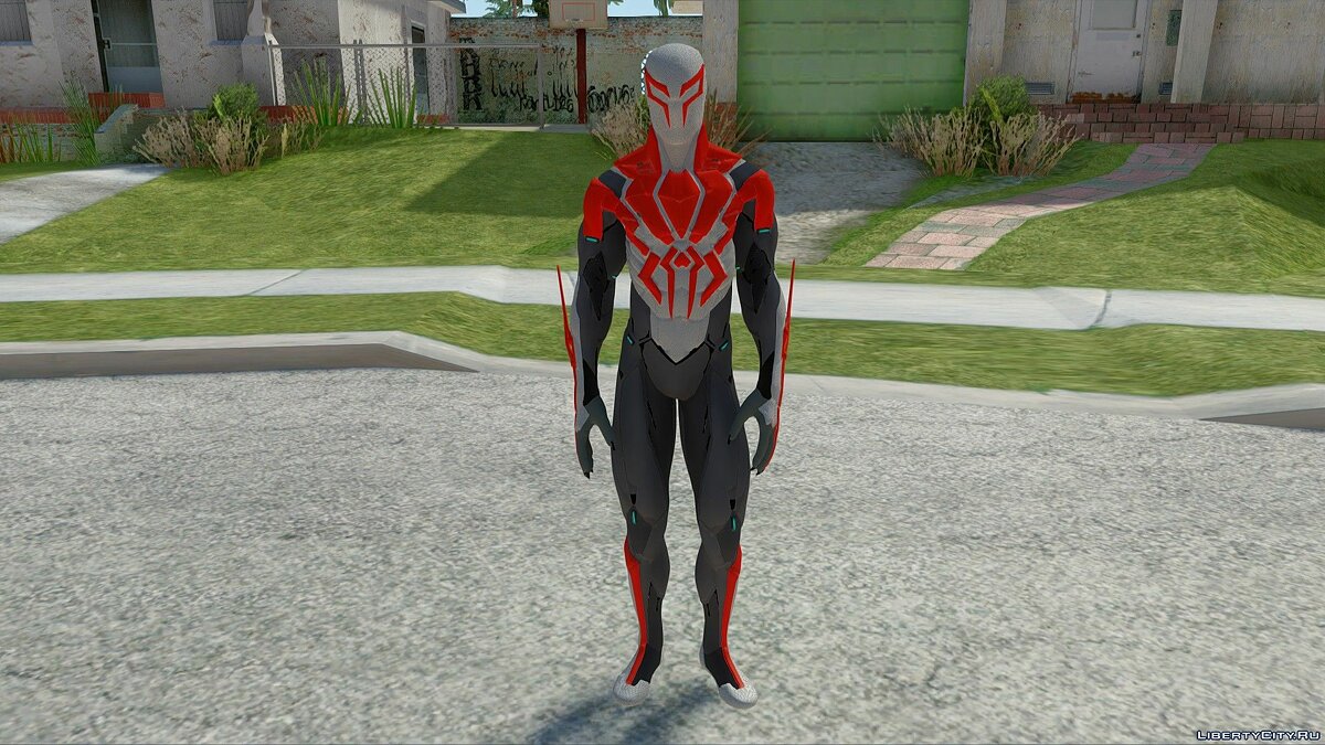 Download Spiderman 2099 in white suit for GTA San Andreas