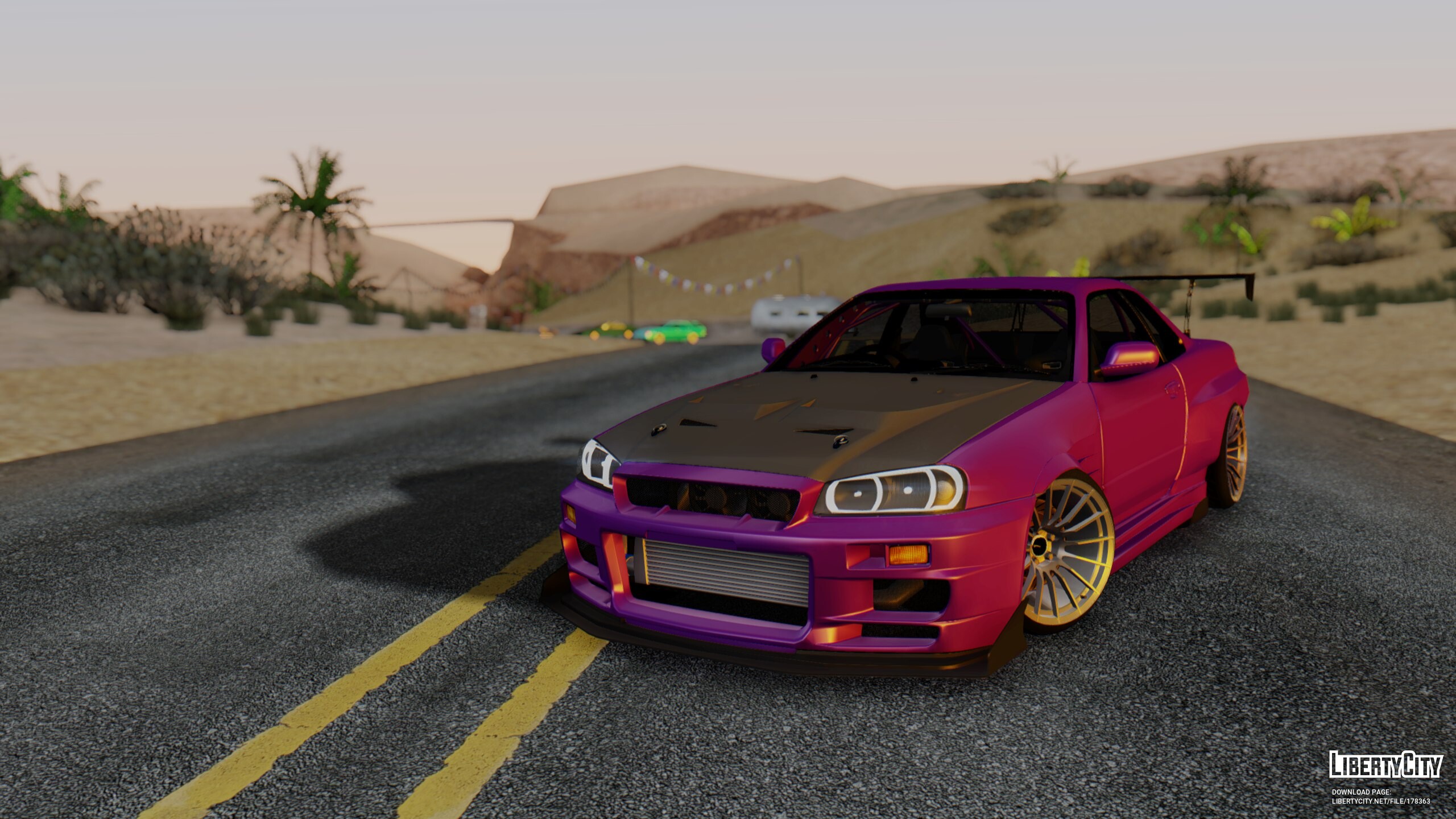 Skyline r34 gta 5 addon фото 77