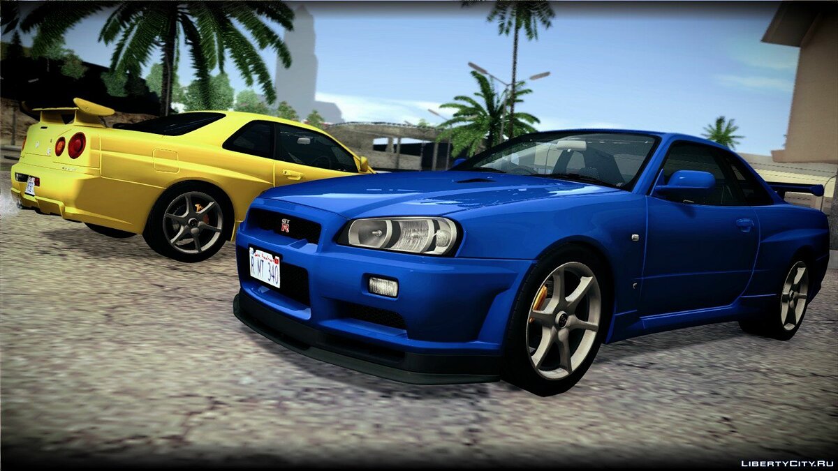 Nissan skyline gtr r34 in gta 5 фото 92