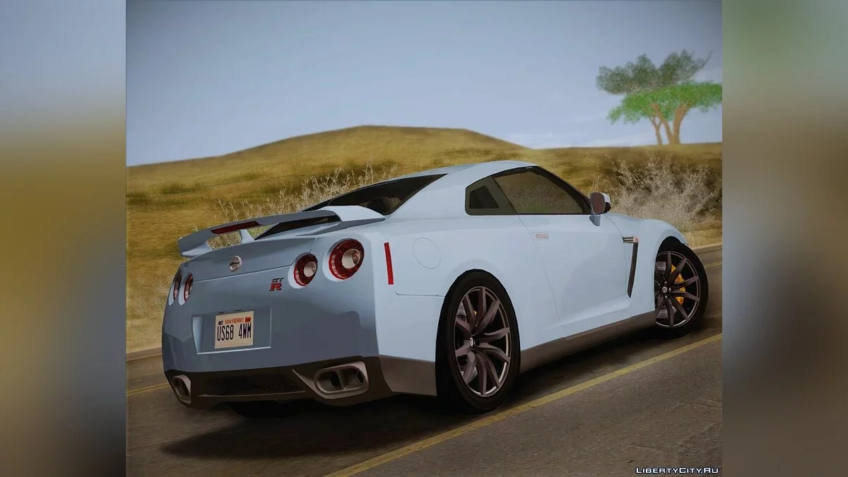 Nissan GTR Black Edition / GTA San Andreas