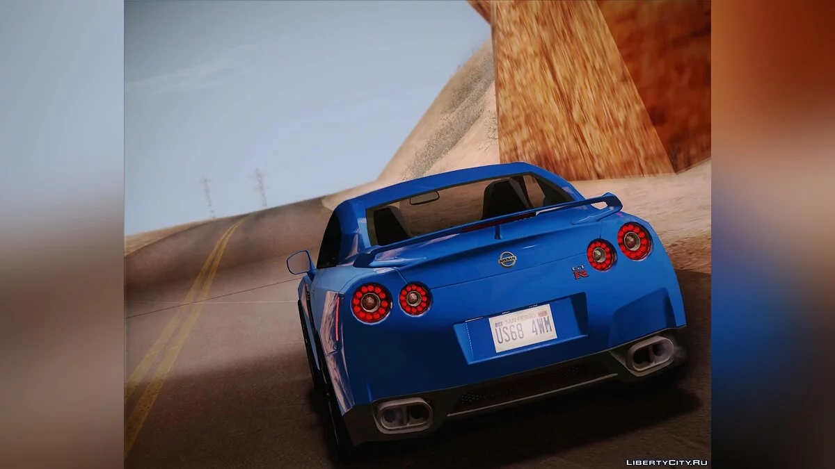 Nissan GTR Black Edition / GTA San Andreas