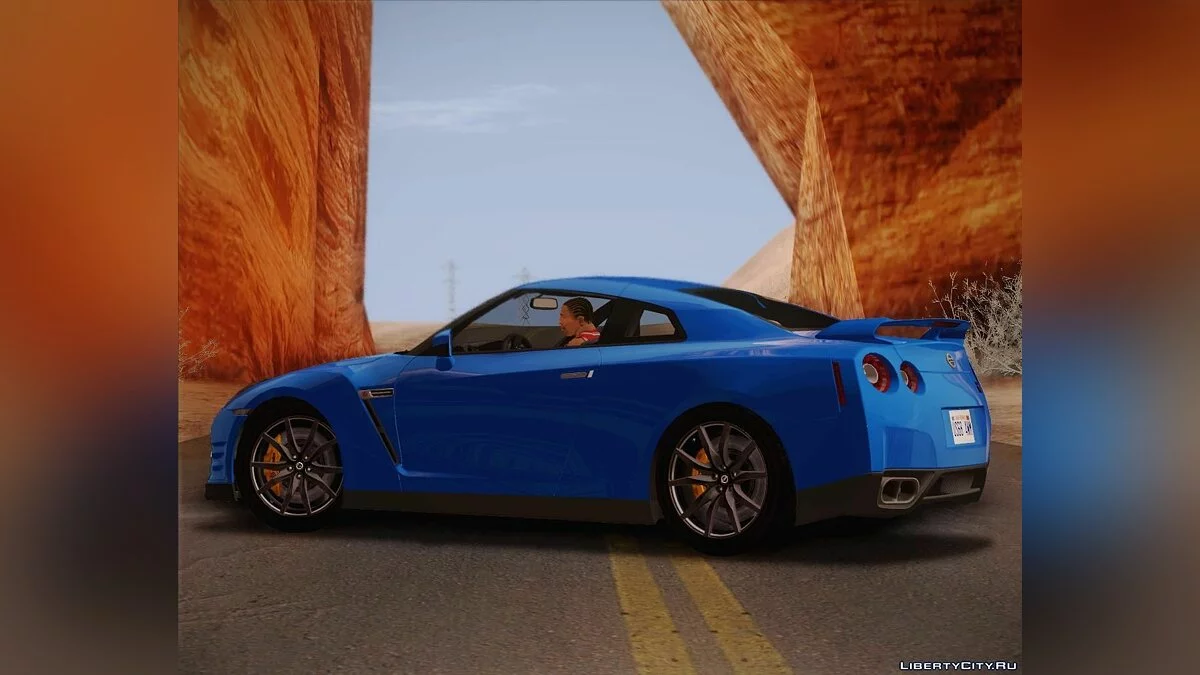 Nissan GTR Black Edition / GTA San Andreas