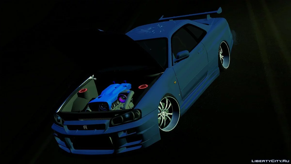 Nissan Skyline GT-R34 / GTA San Andreas