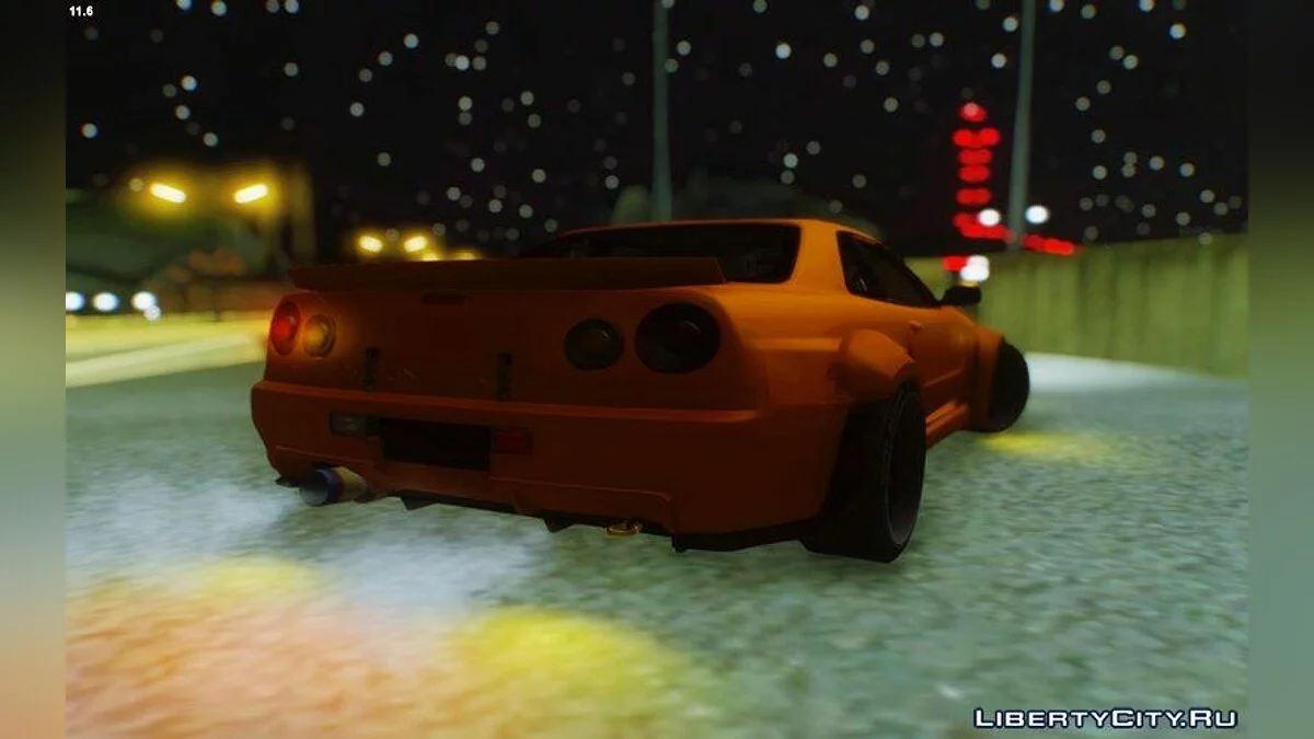 Nissan GTR Skyline R34 Rocket Bunny / GTA San Andreas