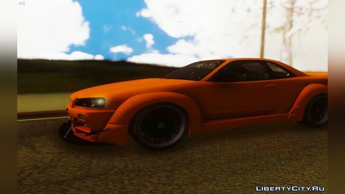 Nissan GTR Skyline R34 Rocket Bunny / GTA San Andreas