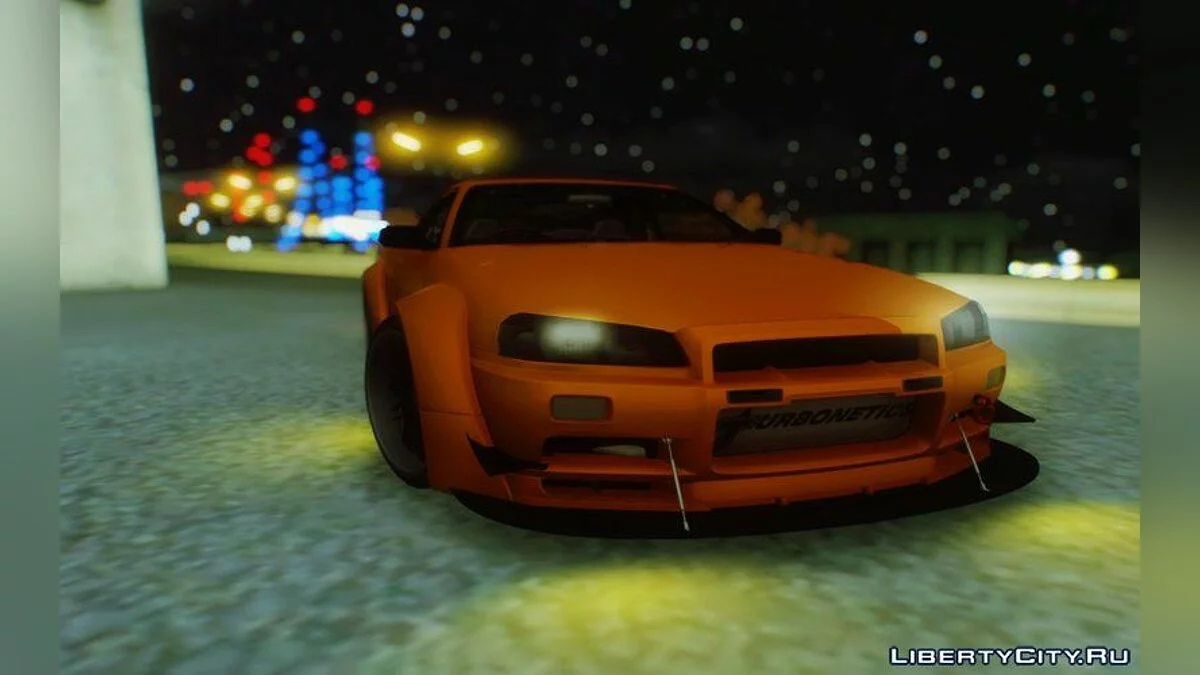 Nissan GTR Skyline R34 Rocket Bunny / GTA San Andreas