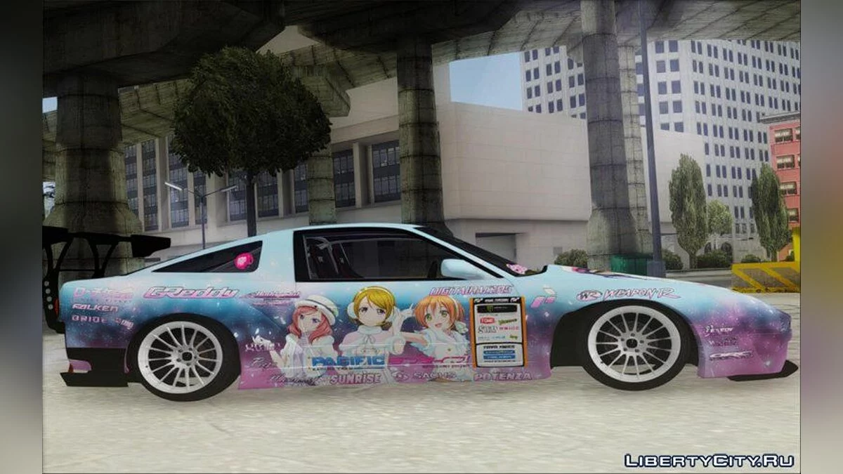 Nissan Bensopra 380SX LL Snow Halation Itasha / GTA San Andreas