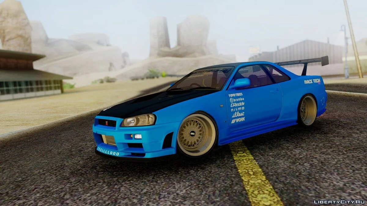 Nissan Skyline R34 GTR V-Spec II S-Tune / GTA San Andreas