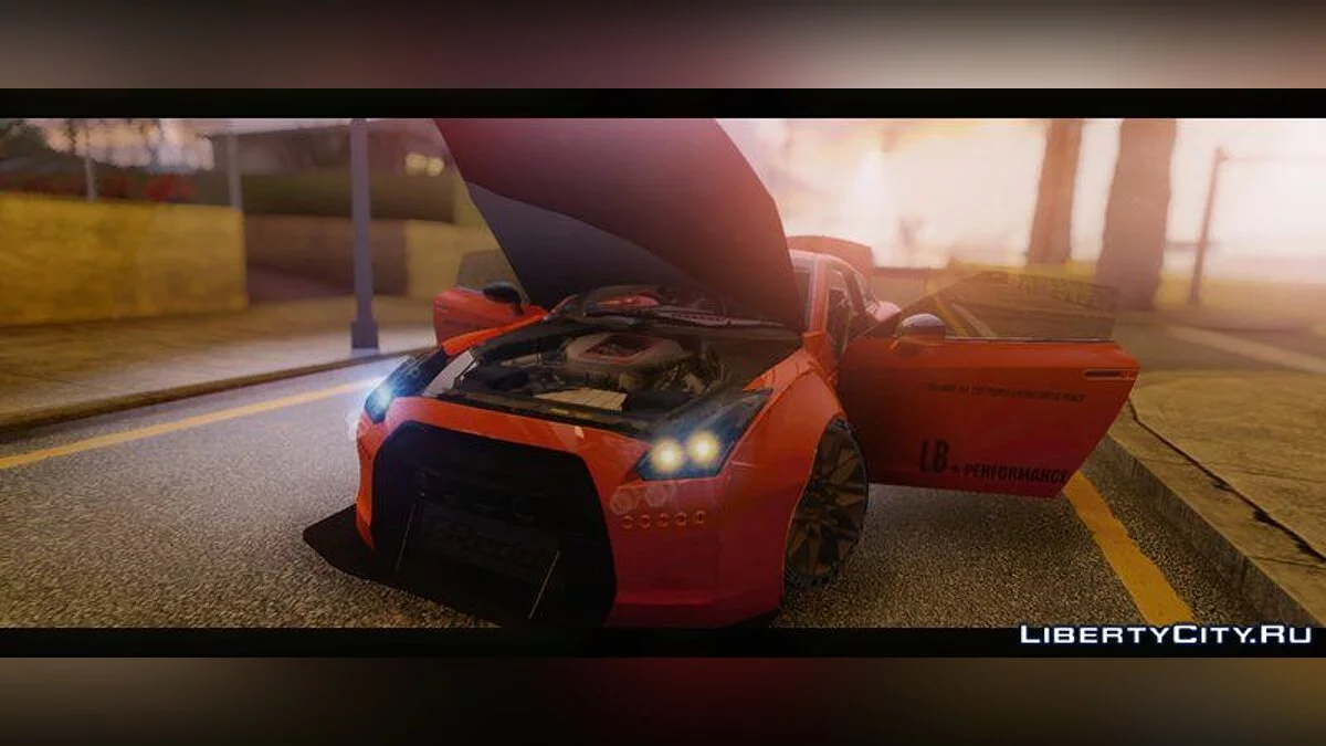 نيسان GT-R R35 Liberty Walk 2015 / جي تي إيه سان أندرياس