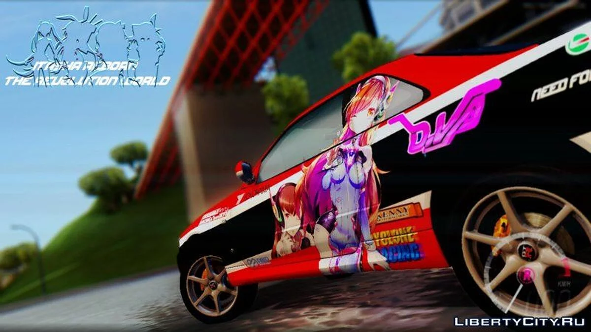 Nissan Skyline GT-R R34 M Spec 2002 Itasha Overwatch D-VA Style Edition / GTA San Andreas