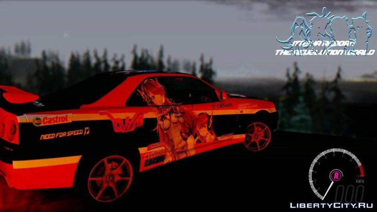 Nissan Skyline GT-R R34 M Spec 2002 Itasha Overwatch D-VA Style Edition / GTA San Andreas