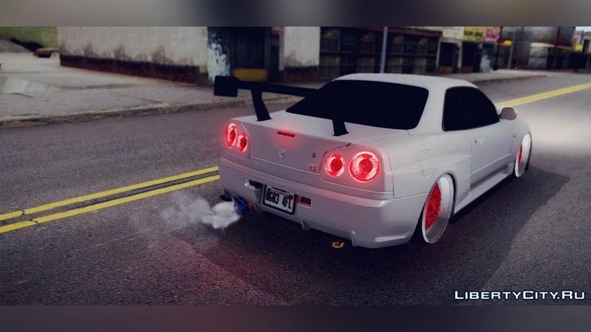 2002年日产Skyline R34 GT-R V-Spec II / GTA San Andreas