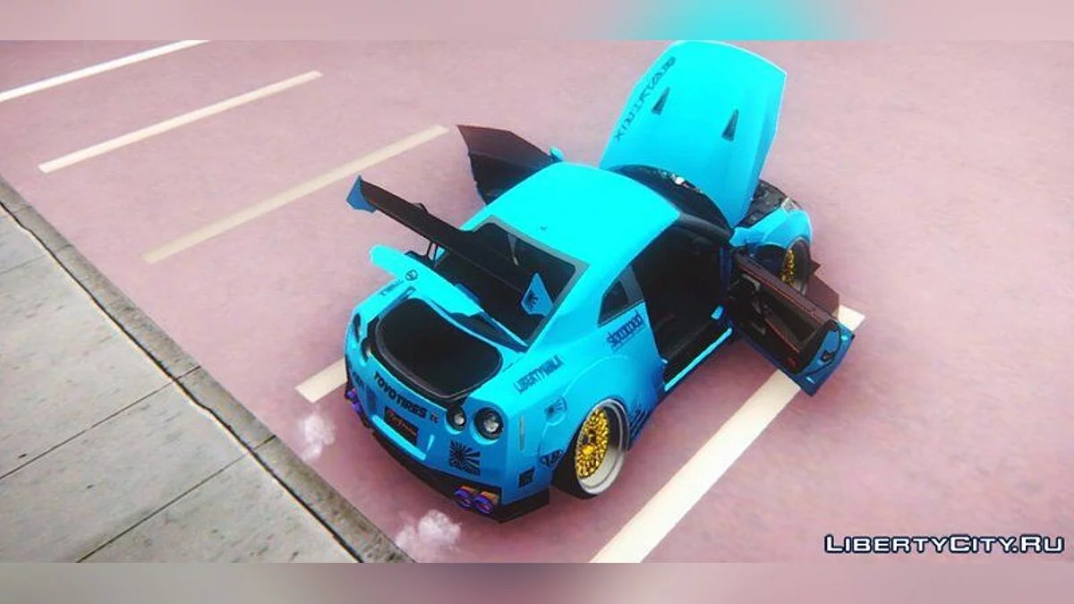2017 نيسان GTR R35 بريميوم ليبرتي ووك LB أداء / جي تي إيه سان أندرياس