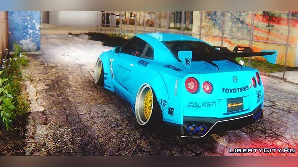 2017 نيسان GTR R35 بريميوم ليبرتي ووك LB أداء / جي تي إيه سان أندرياس