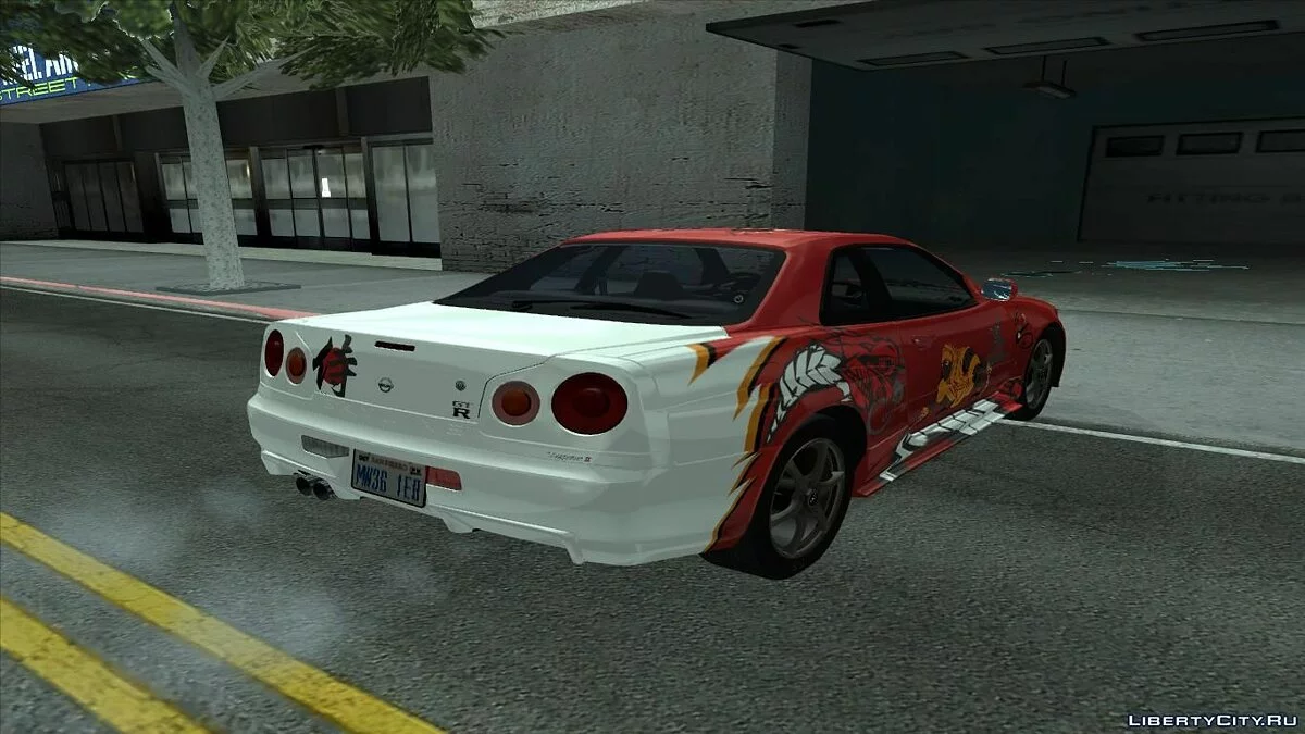 Nissan Skyline GTR-34 de 1999 / GTA San Andreas