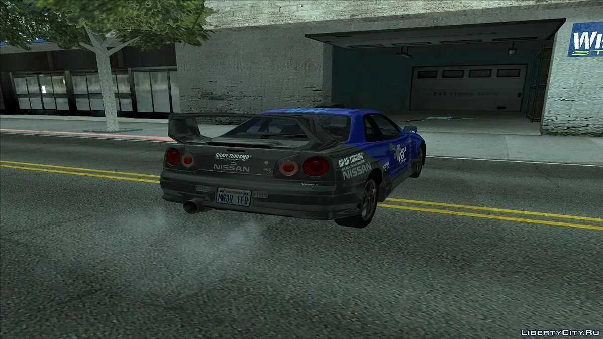 Nissan Skyline GTR-34 de 1999 / GTA San Andreas