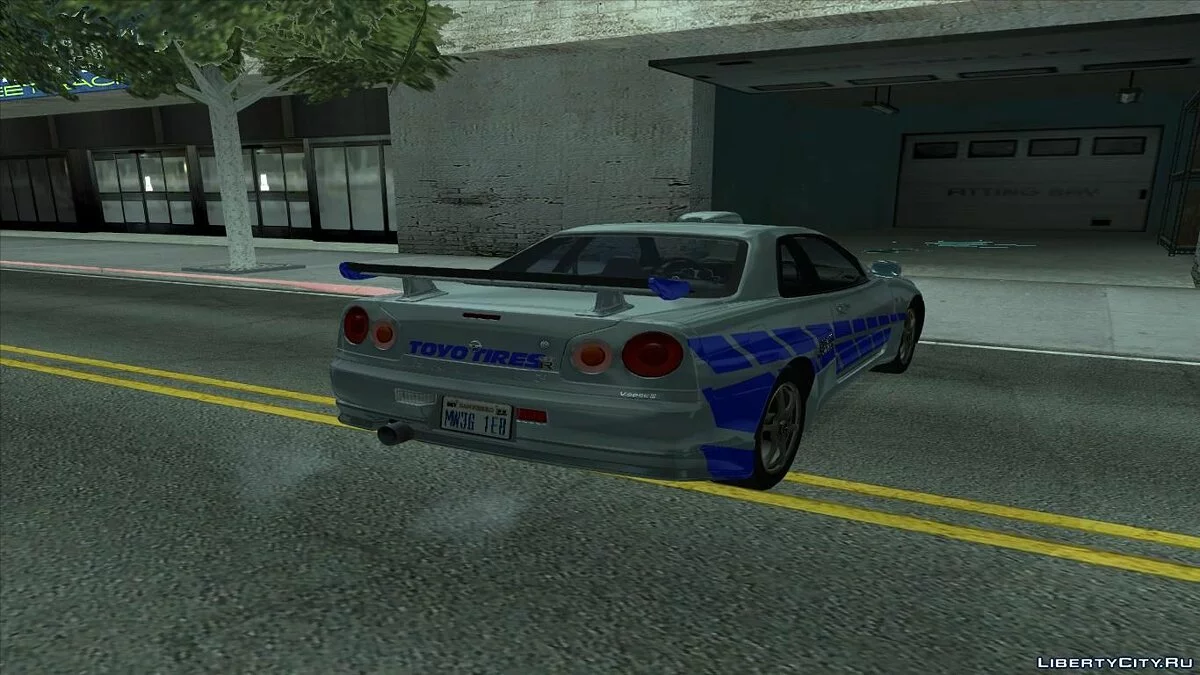 Nissan Skyline GTR-34 de 1999 / GTA San Andreas