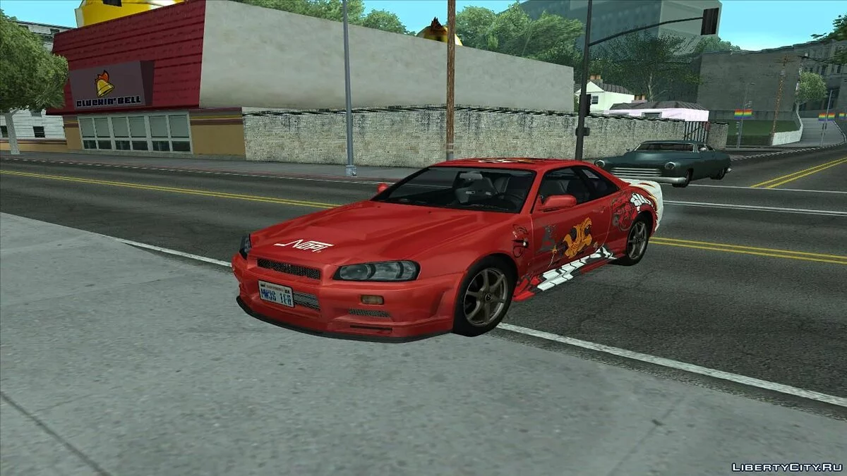 Nissan Skyline GTR-34 de 1999 / GTA San Andreas