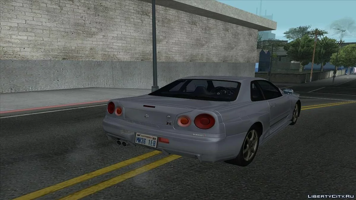 Nissan Skyline GTR-34 de 1999 / GTA San Andreas