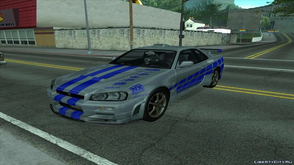 Nissan Skyline GTR-34 de 1999 / GTA San Andreas