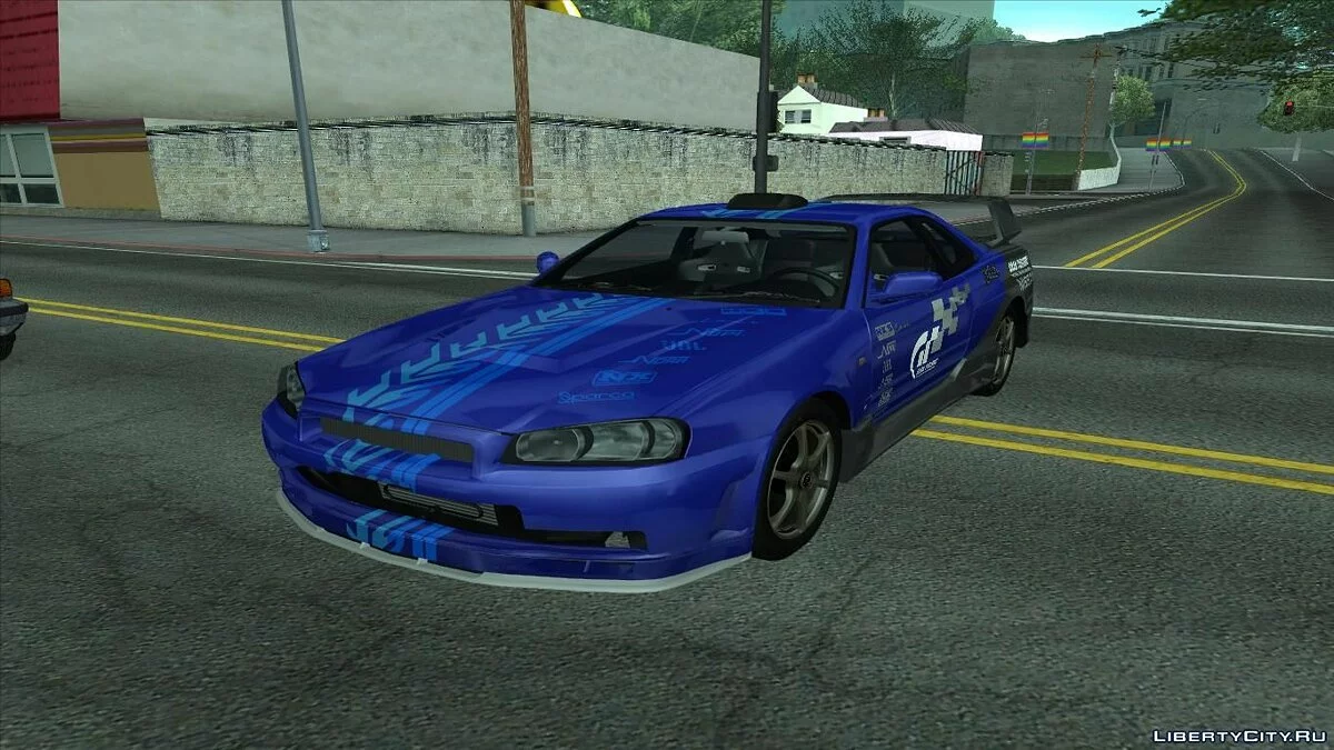 Nissan Skyline GTR-34 de 1999 / GTA San Andreas