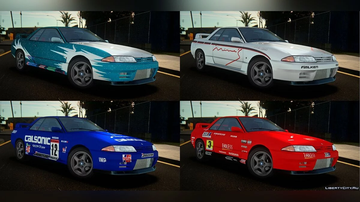 Nissan Skyline GT-R (BNR32) 1989 1.01 / GTA San Andreas