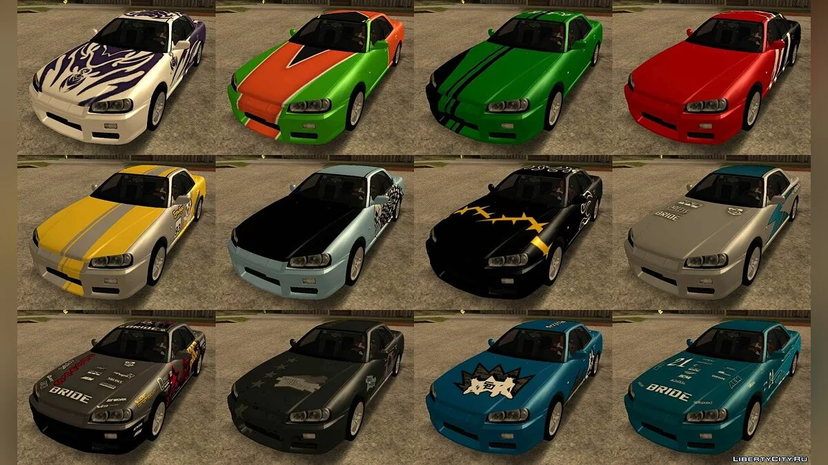 1999 Nissan Skyline R34 Sedan / GTA San Andreas