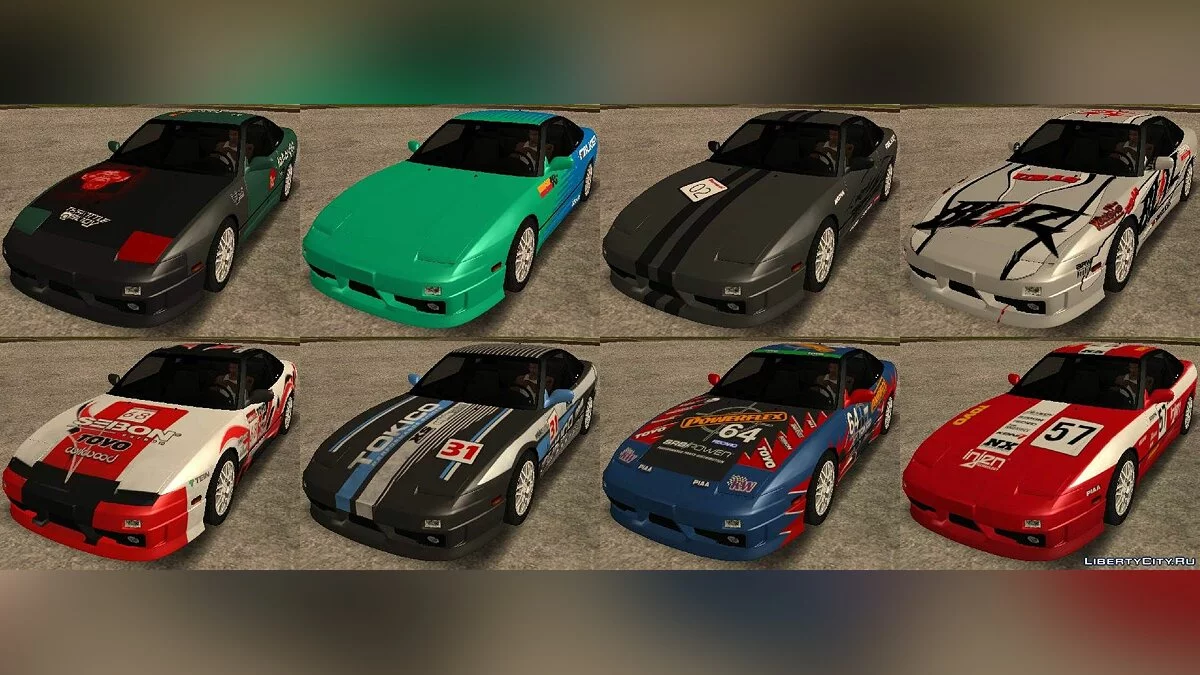 1998 نيسان 180SX نوع X [قابل للتعديل] / جي تي إيه سان أندرياس