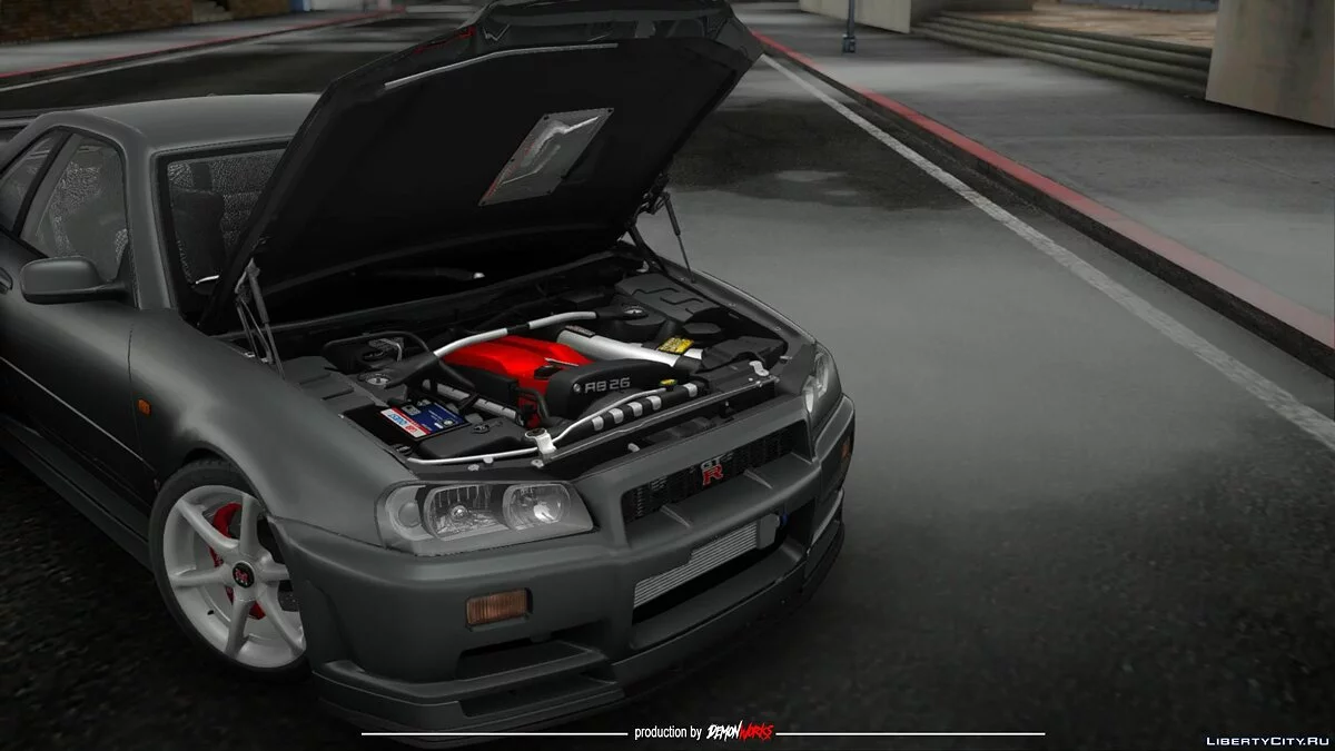 نيسان سكايلاين GTR R-34 ستوك / جي تي إيه سان أندرياس