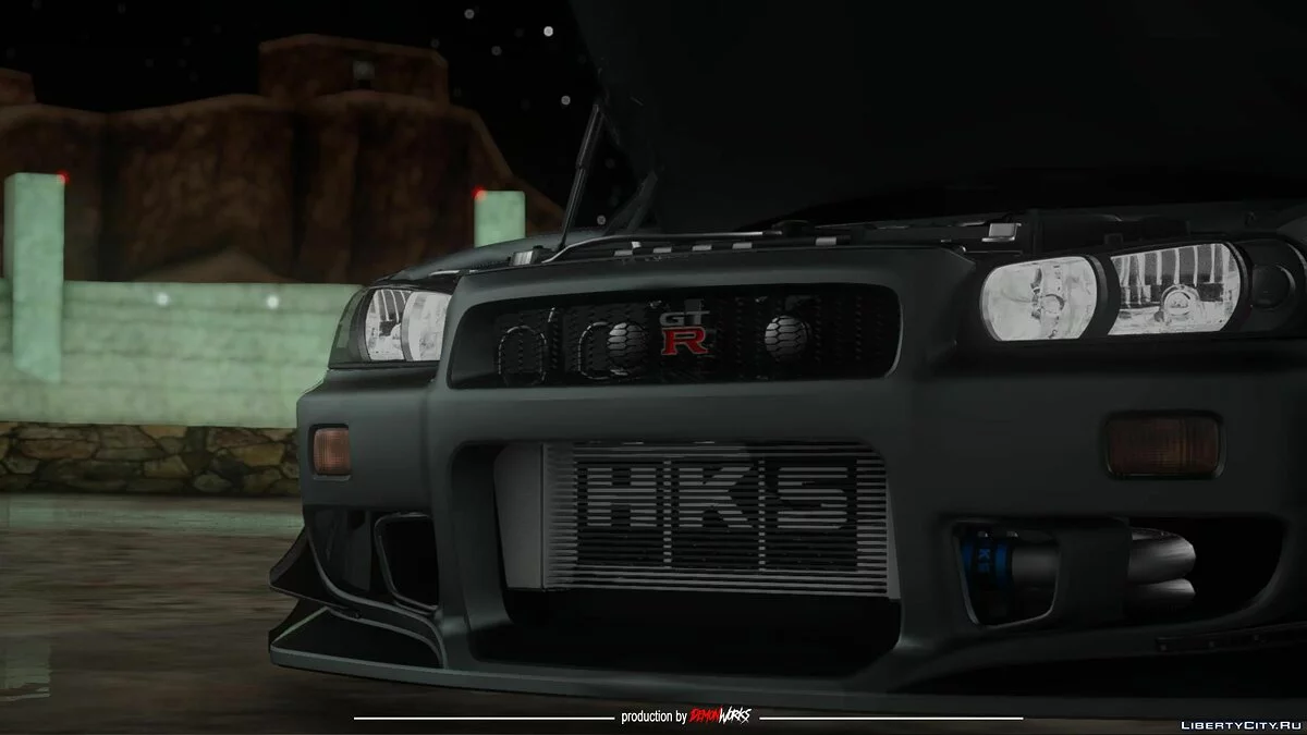 نيسان سكايلاين GTR R-34 صن لاين ريسينغ / جي تي إيه سان أندرياس